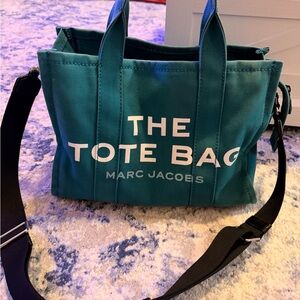 Marc Jacobs Harbor Blue Medium Tote Bag GUC